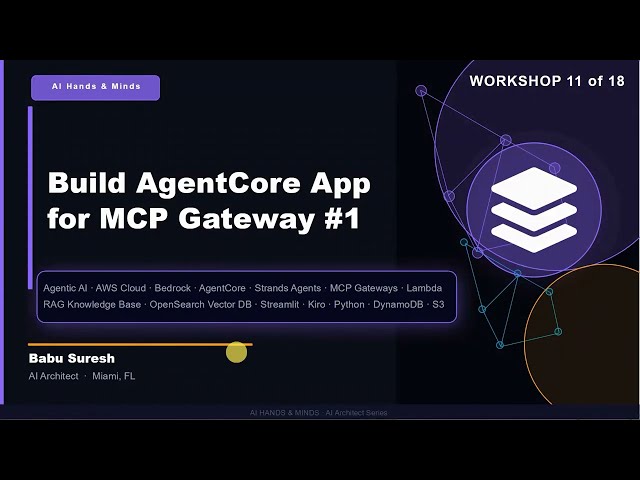 Building AWS AgentCore End-2-End App - 11 of 18