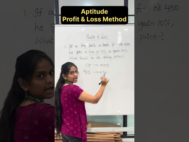 Aptitude Made Easy |  Profit and loss shortcuts | Aptitude Daily Tricks and Tips #aptitudetricks