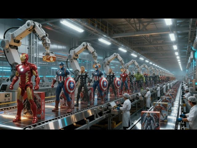 Inside the World’s Largest Marvel Heroes Robot Factory – How Millions Are Made
