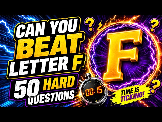 Letter F Quiz - 50 Tricky General Knowledge Questions For Educated People