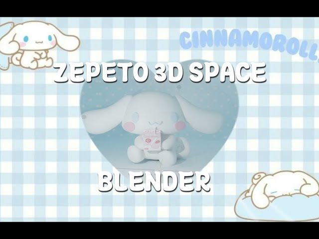 【ZEPETO BLENDER】1.1 Creating a 3D Space in Blender Tutorial #zepeto #blender #tutorial