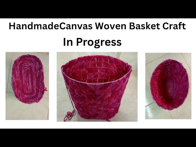 Allaiza&Jamil OFW Mix Diaries  is live!DIY: Handmade Canvas Woven/ Crochet Basket Craft