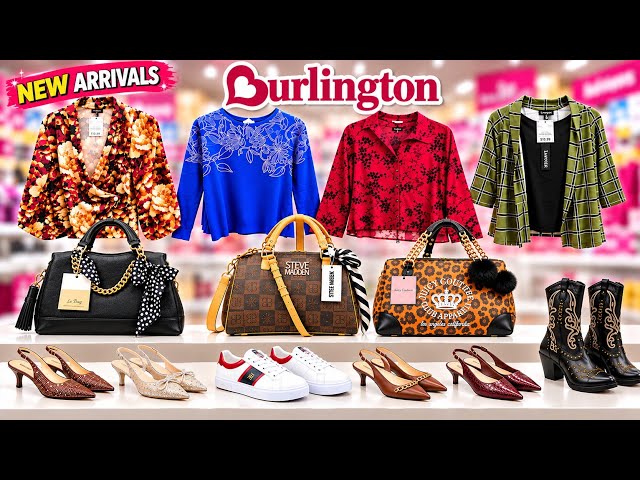 😍BURLINGTON NEW FINDS HANDBAGS & SHOES | BURLINGTON FASHION FOR LESS!! BURLINGTON SHOP WITH ME❤️