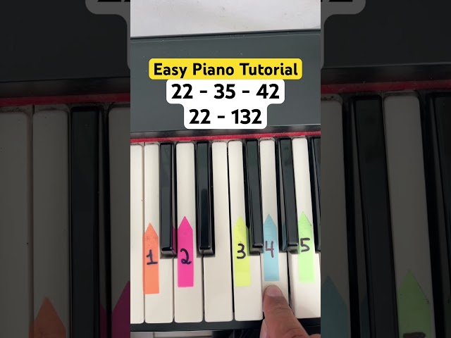 🎹 Easiest Piano Tutorial Ever