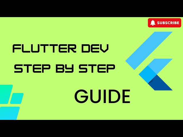 Master Flutter Full Stack Guide - The Complete 2024 Edition