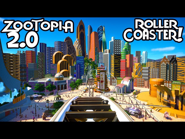 ZOOTOPIA 2.0! Judy’s Extreme Roller Coaster!  (POV)