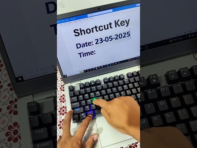 The MS Word Shortcut for CURRENT Date & Time That Updates Automatically — Secret Hack! #msword #tip