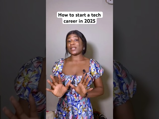 How to start a tech career as a newbie || Break into tech in 2025  #tech #techindustry
