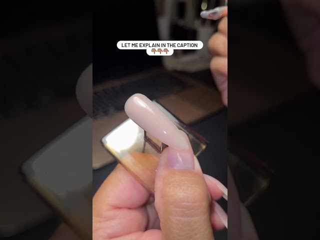 Thick nails do not = strong nails I have said this before, and it is even more important when it