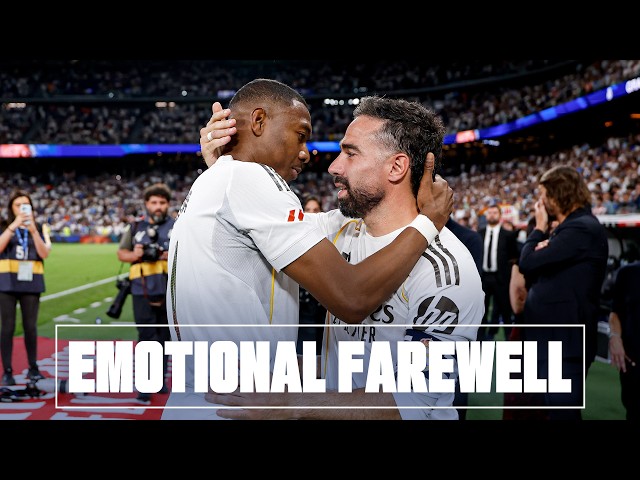 🥹 LA EMOTIVA despedida de Carvajal y Alaba del Real Madrid en el Bernabéu