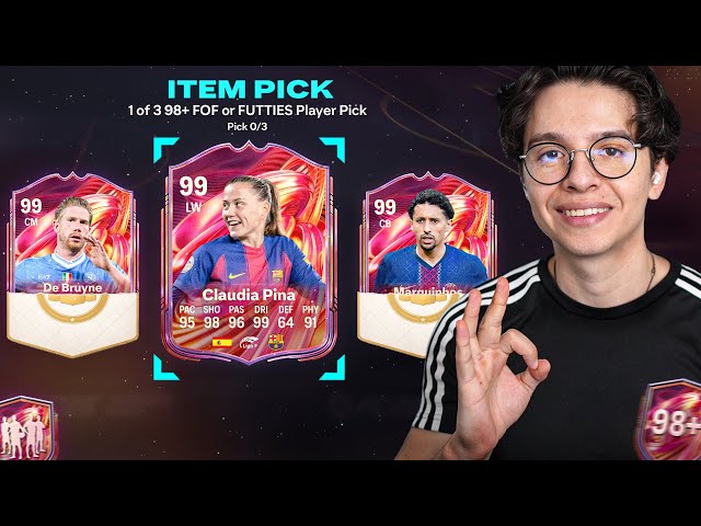 Opening the MOST BROKEN PLAYER PICK in FIFA Unlimited!! | 98+ Futties Player Pick