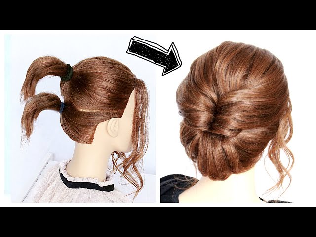 Easy Updo for Short to Medium Hair