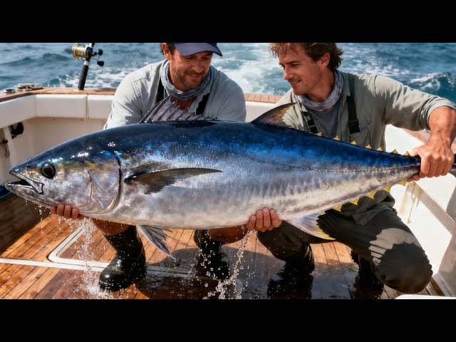 Tuna Fish Butchering Process That Looks So Relaxing 🐠😌