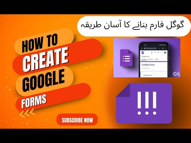 google forms tutorial: Creating a Google Form Easily