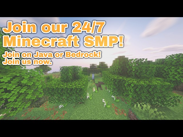 🔴 JOIN NOW: The Ultimate Public Minecraft SMP | Java & Bedrock #minecraft #minecraftsmp