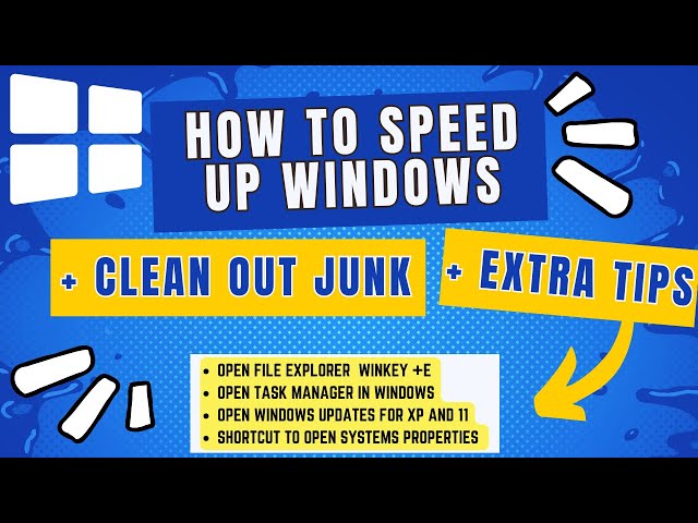 How to Speed Up Your Windows Computer – Step-by-Step Guide