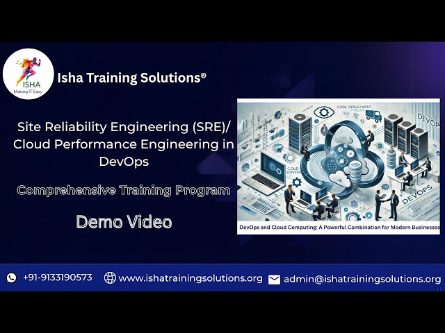 SRE / Cloud PE 12 July 2026 Demo Pls contact or WhatsApp us on +91-9133190573 to enroll
