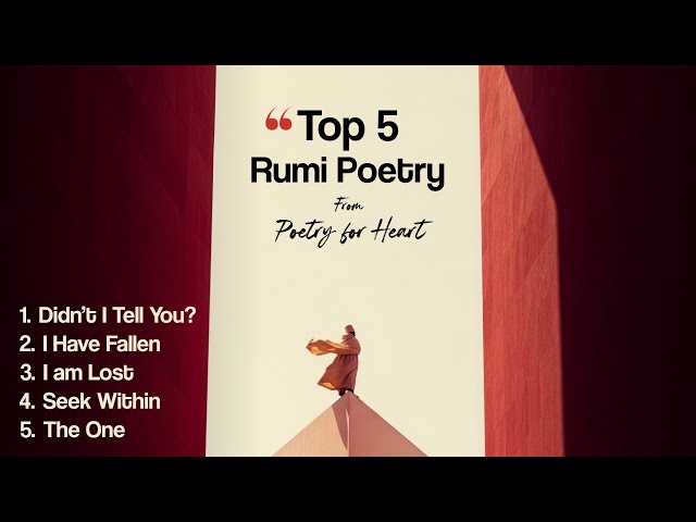 Top 5 Rumi Poems for the Soul | The Best of Poetry for Heart