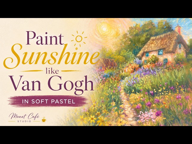 Paint Sunshine Like Van Gogh! | Soft Pastel Tutorial