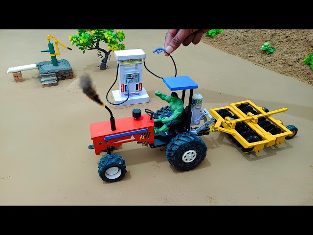 Mini motor water pump science project | Tractor project video new |@PwnCreator​