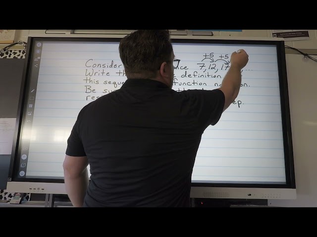 Recursive Definition of an Arithmetic Sequence: f(n)
