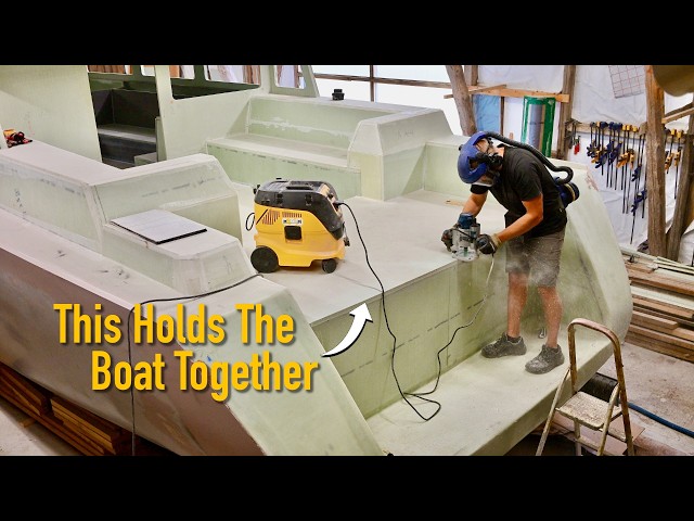 Making Our Sailboat One Solid Structure - Ep. 498 Ran Sailing