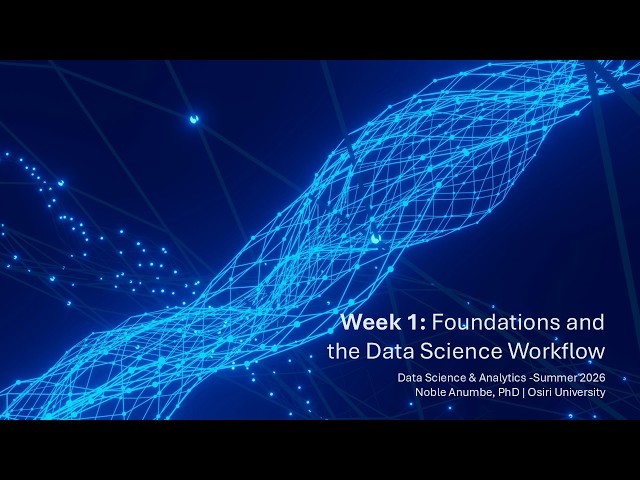 CENG 303/503: Wk-1A-Foundations And the Data Science Workflow