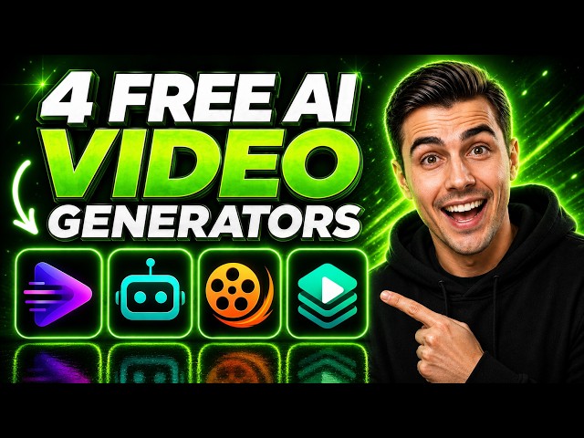 4 AI Video Generators That Are ACTUALLY FREE & UNLIMITED