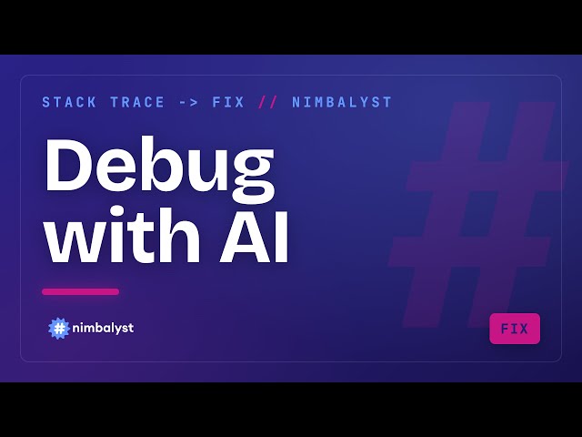 AI Debugging: Turn a Stack Trace into a Root-Cause Fix