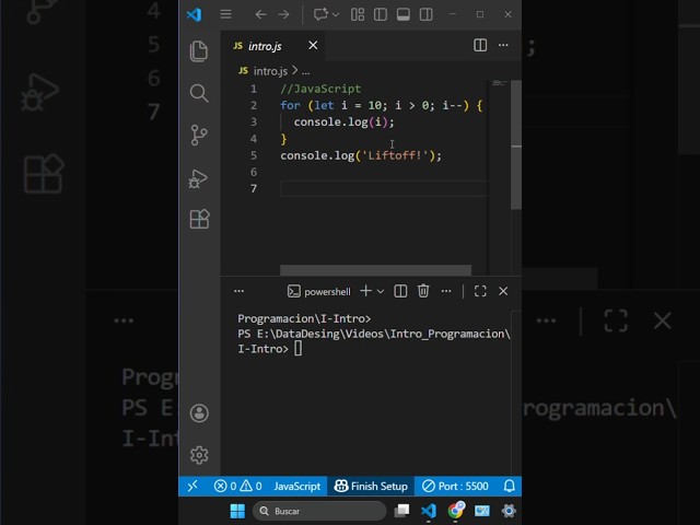 Introducción a la Programación #programming #development  #software