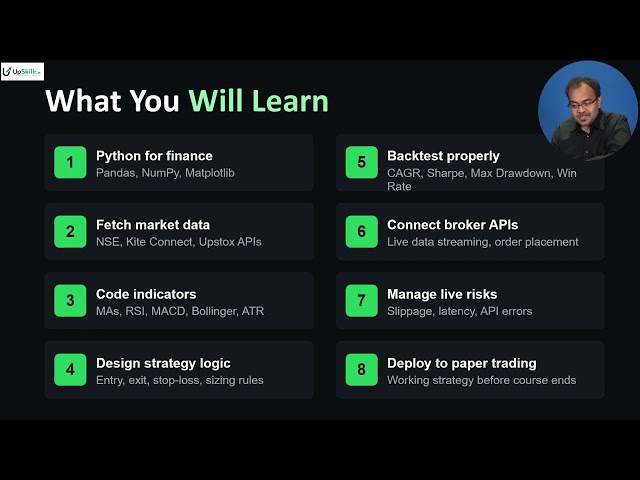 Algo Trading with Python - Upskillr