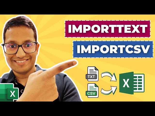 Excel FINALLY Has Functions to Import Text & CSV Files (IMPORTTEXT & IMPORTCSV)