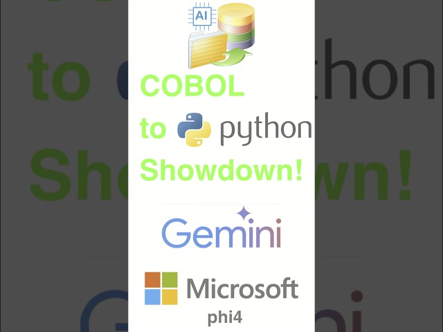 Gemini 2.0 vs Phi4: COBOL to Python Code Conversion Showdown!