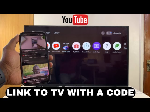 How To Link YouTube To Smart TV With a Code