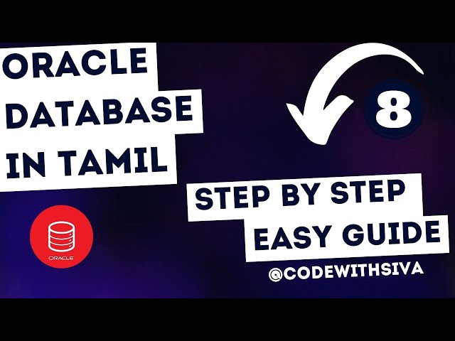 Oracle for beginners in Tamil || DDL Command Drop || #oracle #database #codewithsiva