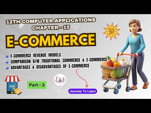 12th CA | Chapter 15 | Part - 3 ➡️ E-Commerce Revenue Models... #computer #samacheerkalvi #tamil