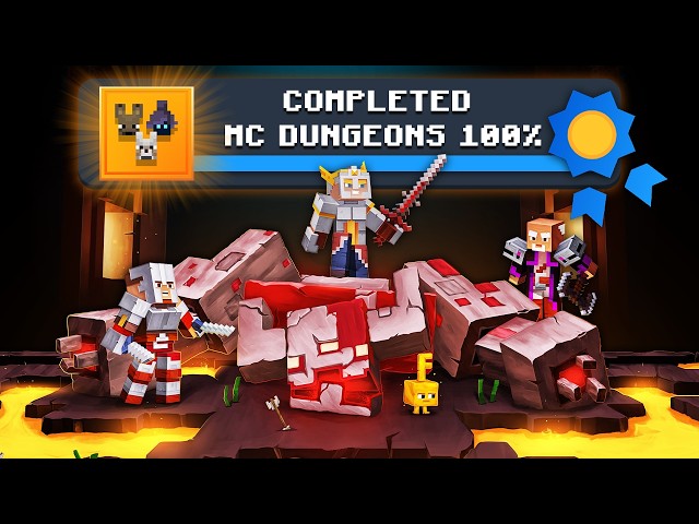 I Finally Got 100% in Minecraft Dungeons