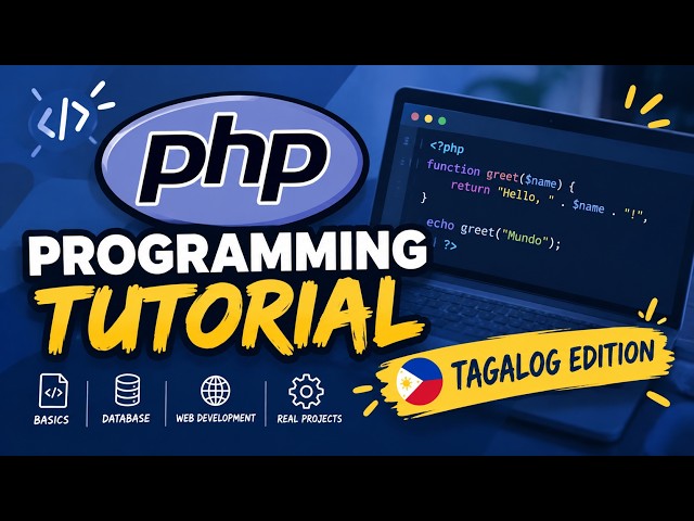 PHP Programming Language - Tagalog Tutorial