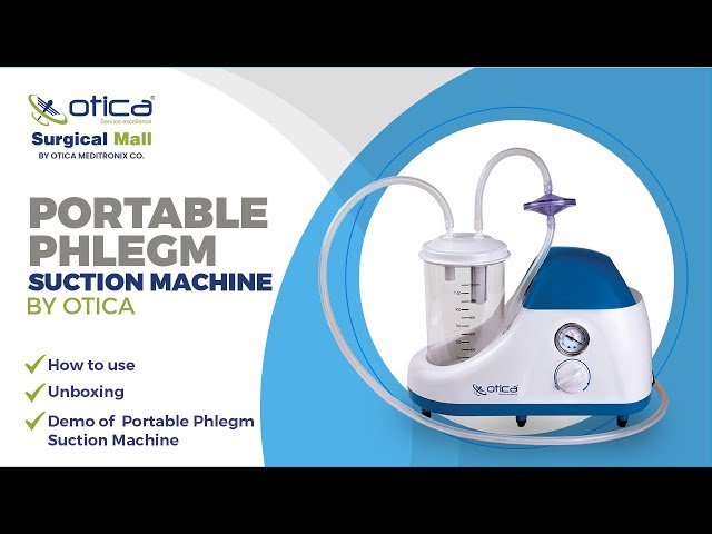 how to use portable phlegm suction machine | Mucus-vomit-serum-saliva-blood Suction Apparatus Otica