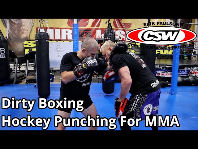 MMA Power Workout - Dirty Boxing and Hockey Punches