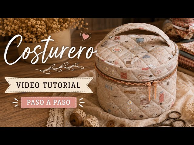 🧵 QUILTED SEWING KIT step by step | Easy and beautiful sewing tutorial