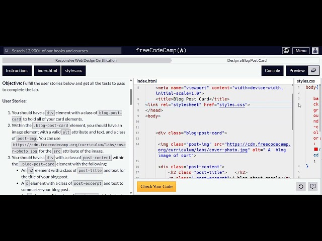 FreecodeCamp Ep 23