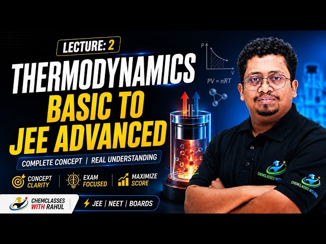 Thermodynamics Lecture : 2 | Basic to JEE Advanced | Rahul Dey Sir | JEE Advanced