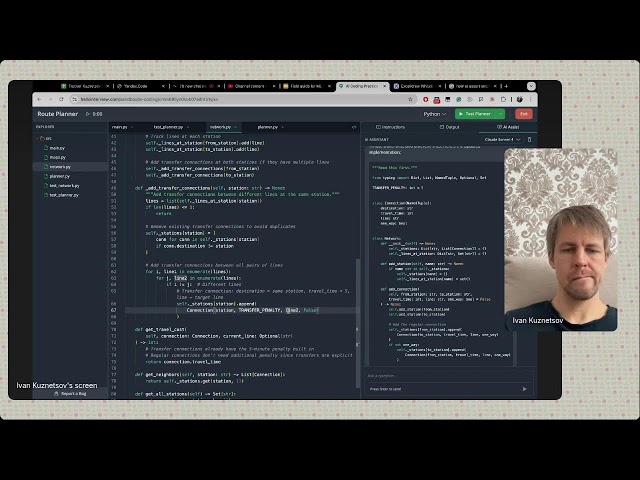 Live AI-Assisted Coding Interview Training