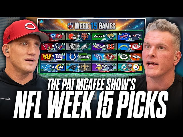 The Pat McAfee Show Picks & Predicts Every Game For NFL's Week 15 Weekend