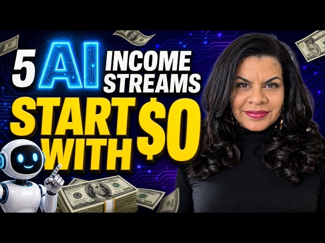 💰5 AI Income Streams I'd Start Today (With Skills You Already Have)