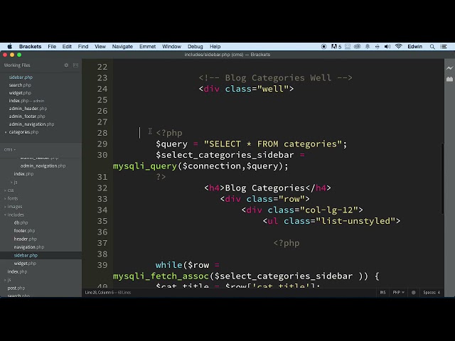 098 Displaying data in category page   PHP Full Course 2021
