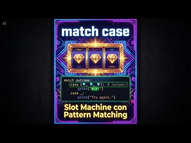 Python match case: Slot Machine with Pattern Matching