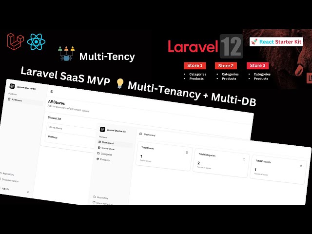 Build SaaS Like Shopify 🔥 | Laravel 12 Multi-Tenancy + Multi-DB Explained