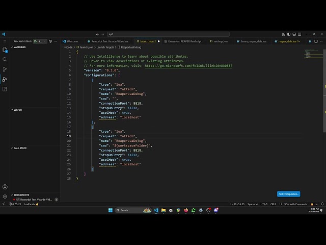 How to Reascript: 11) Vscode 2026